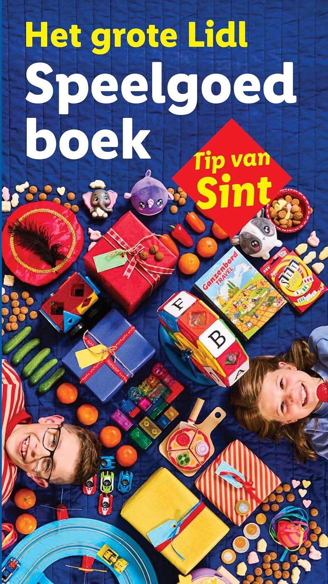 Het grote Lidl Speelgoed boek Tip van Sint