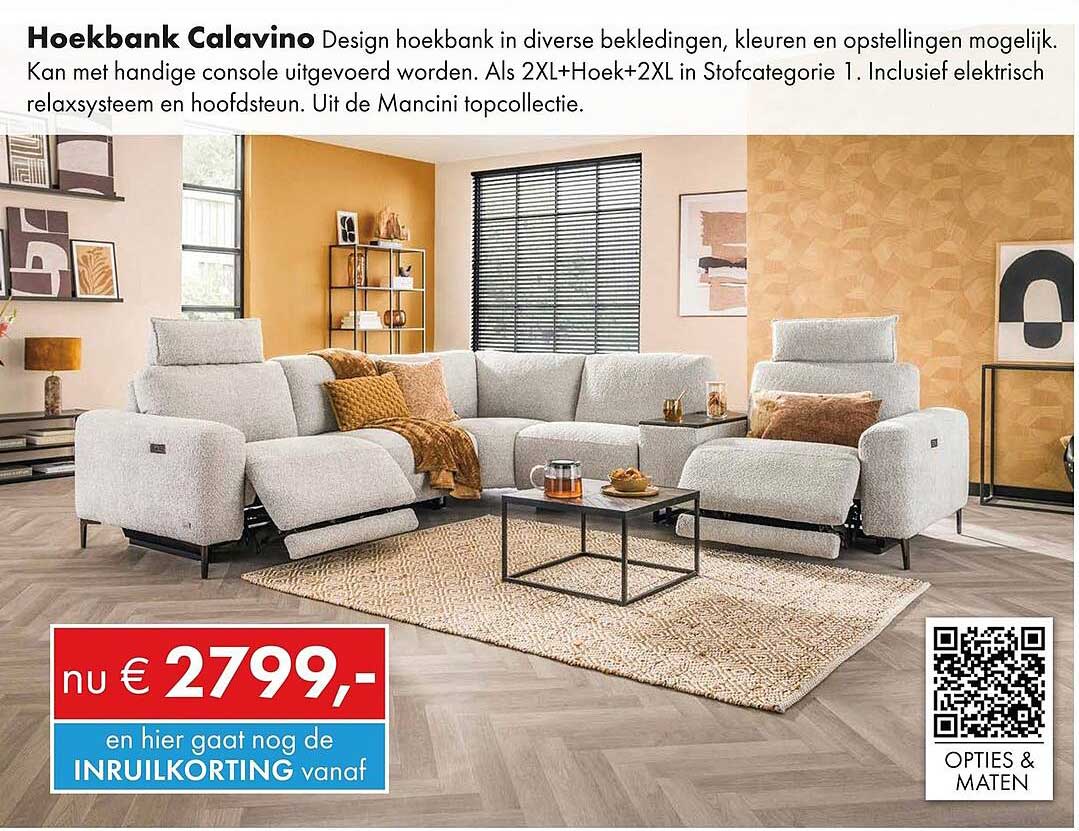 Hoekbank Calavino