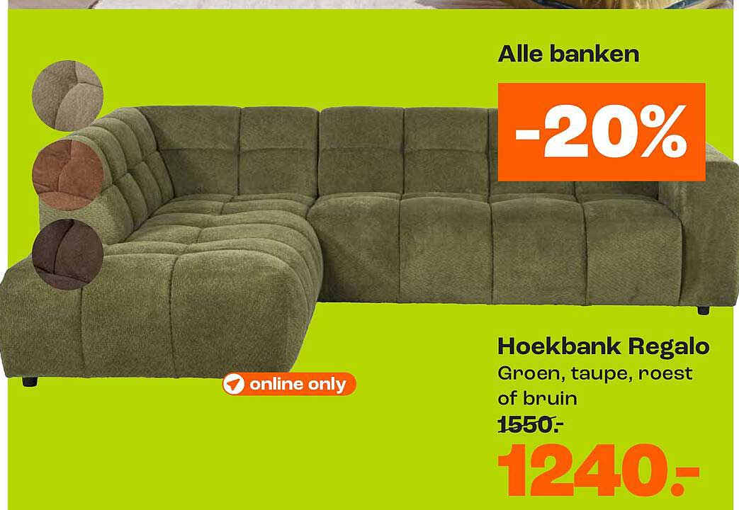 Hoekbank Regalo