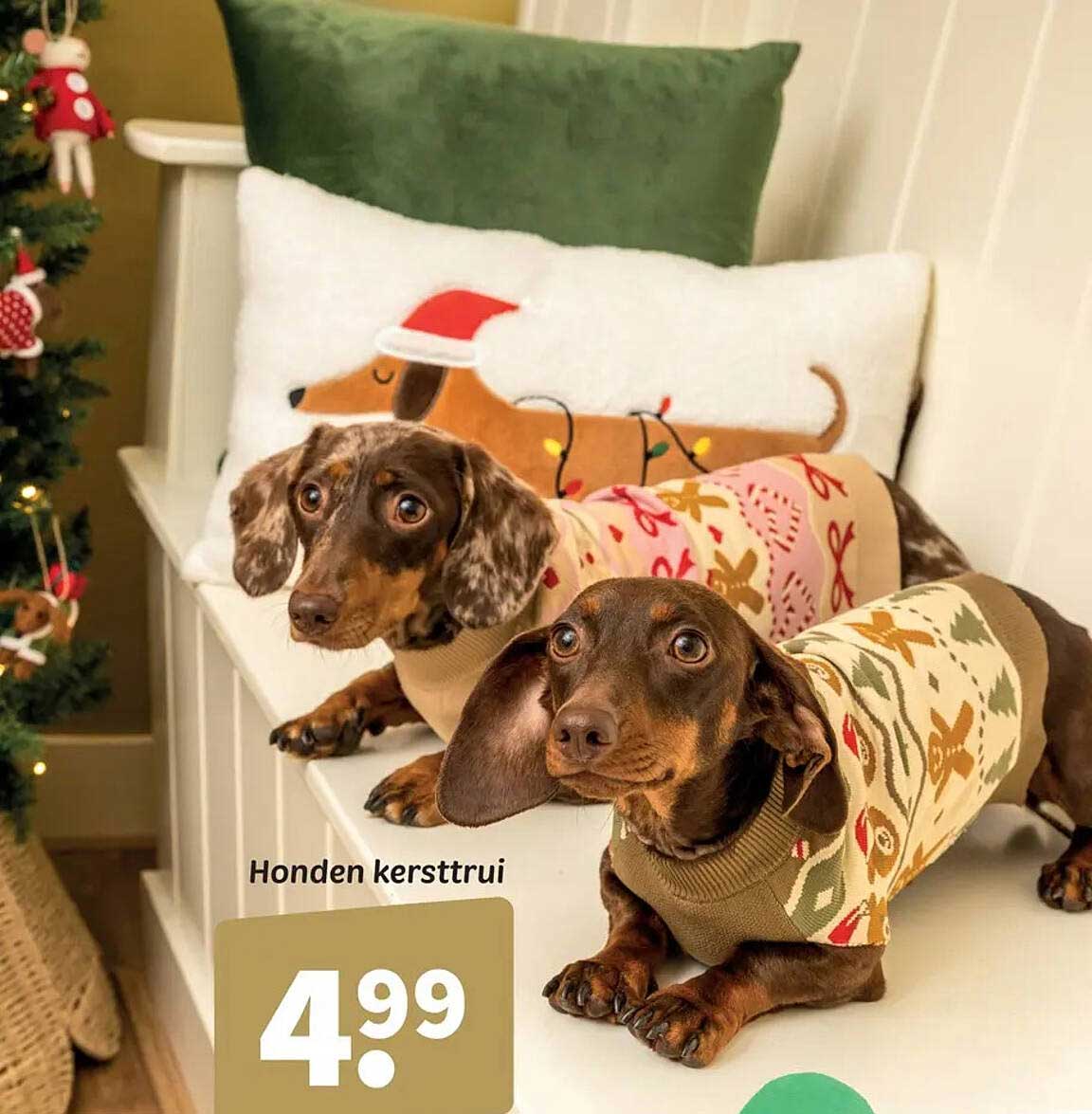 Honden kersttrui