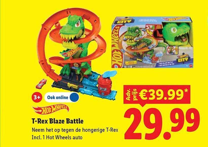 Hot Wheels T-Rex Blaze Battle