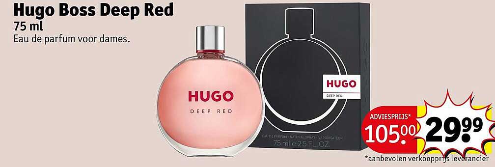 Hugo Boss Deep Red 75 ml Eau de parfum voor dames.