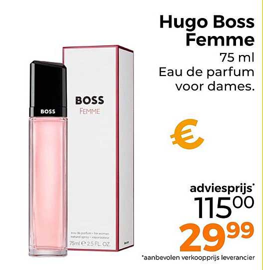 Hugo Boss Femme 75 ml Eau de parfum voor dames.