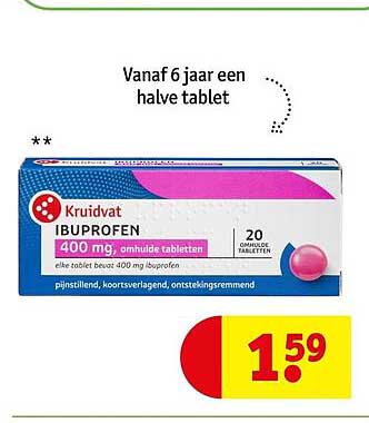 Ibuprofen 400 mg, omhulde tabletten