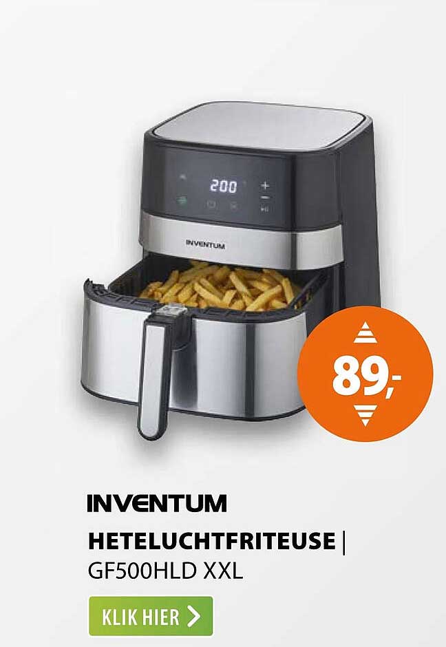 Inventum heteluchtfriteuse GF500HLD XXL
