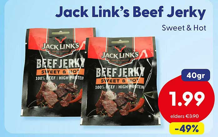 Jack Link’s Beef Jerky Sweet & Hot