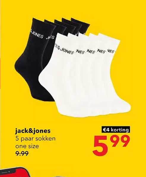 jack&jones 5 paar sokken one size