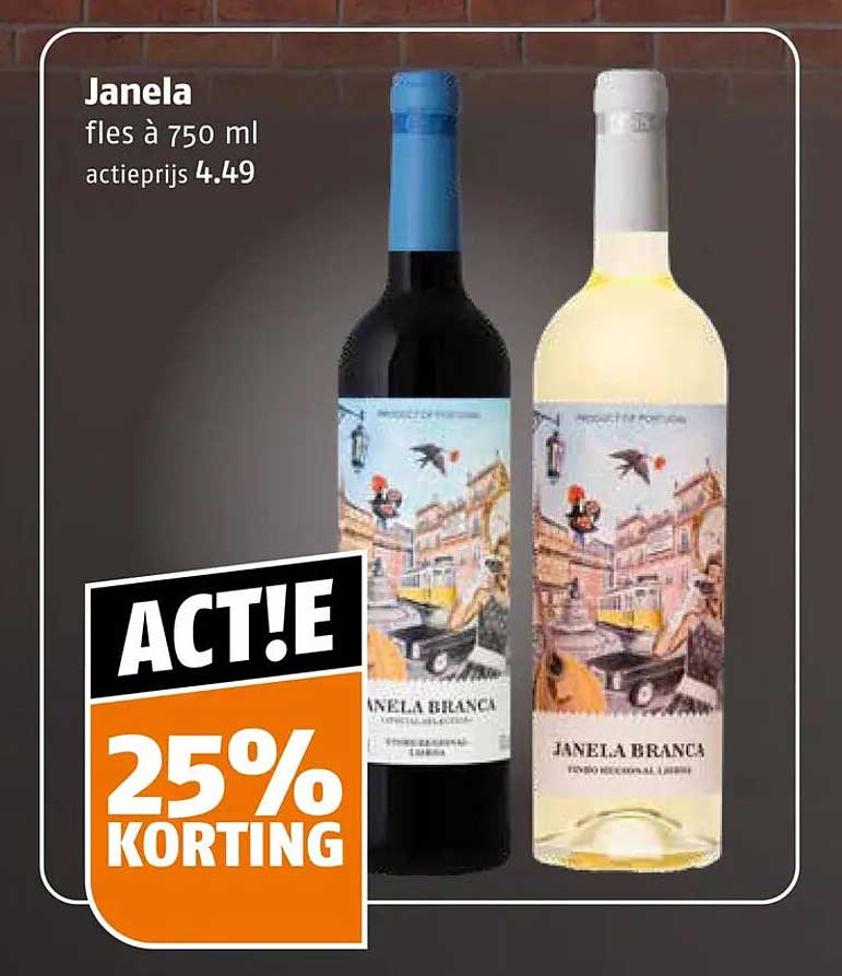 Janela fles à 750 ml ACT!E 25% KORTING