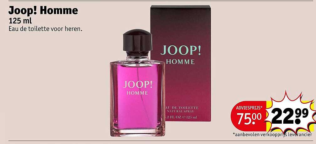Joop! Homme 125 ml Eau de toilette voor heren