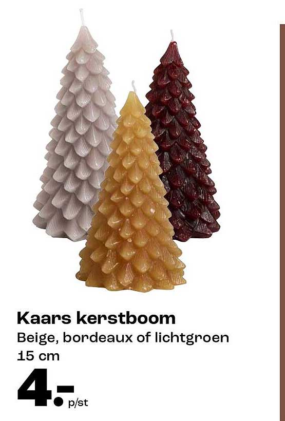 Kaars kerstboom