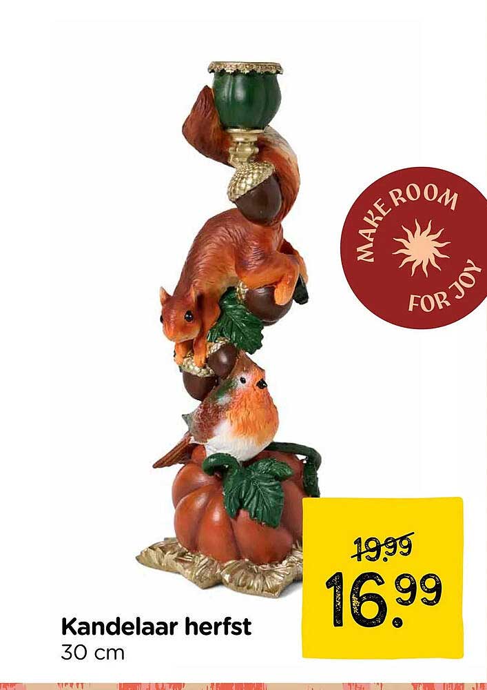 Kandelaar herfst 30 cm