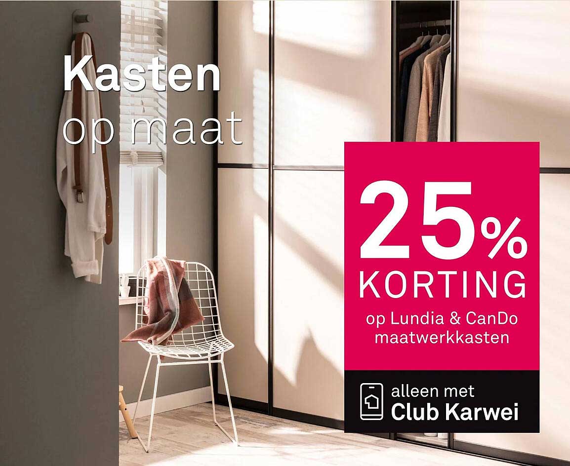 Kasten op maat 25% korting op Lundia & CanDo maatwerkkasten