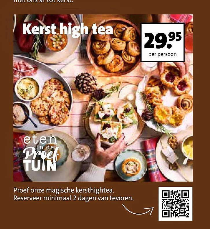 Kerst high tea