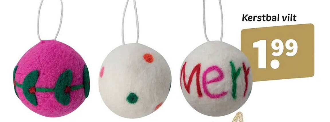 Kerstbal vilt