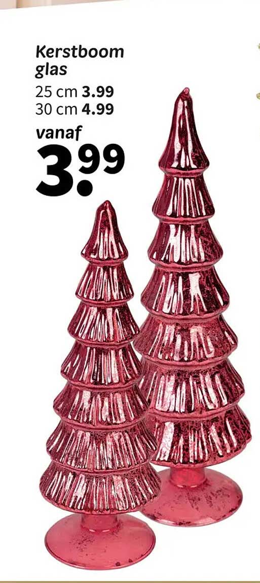 Kerstboom glas