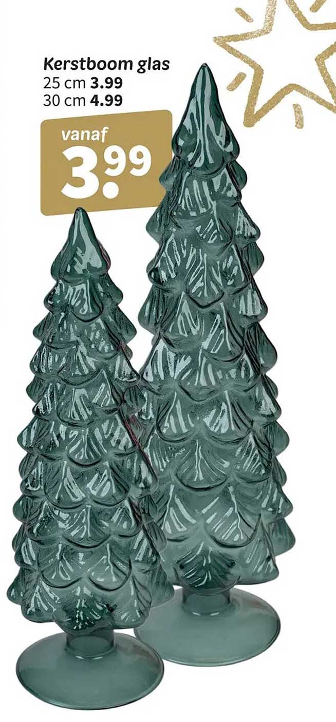 Kerstboom glas