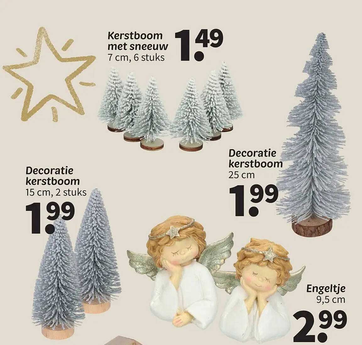 Kerstboom met sneeuw