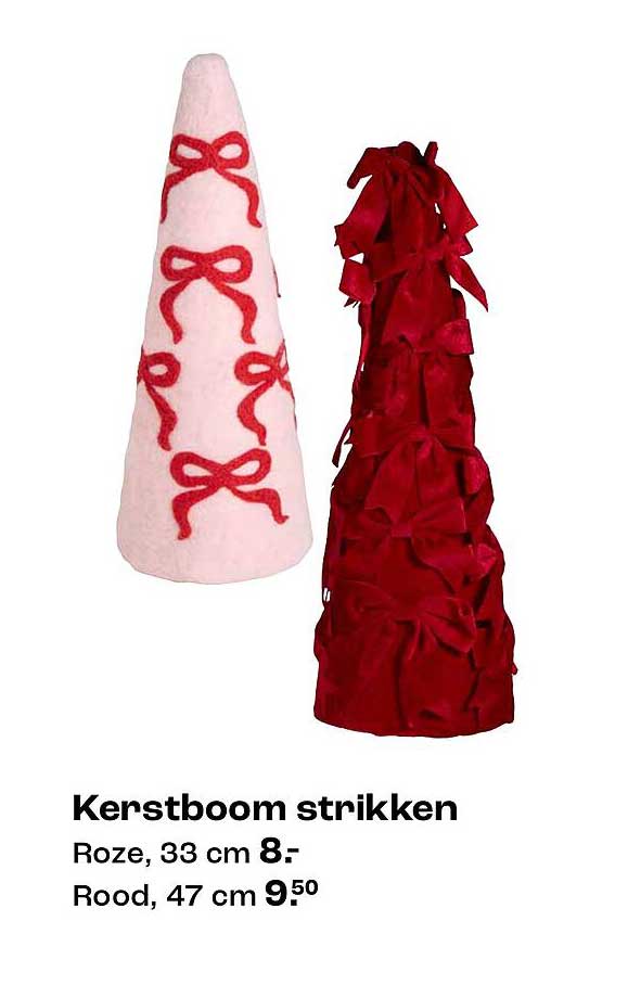Kerstboom strikken
