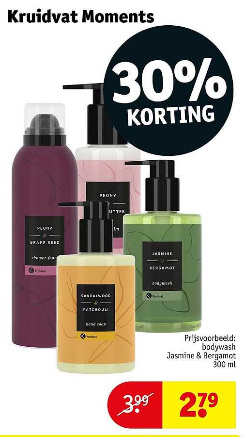 Kruidvat Moments 30% korting
