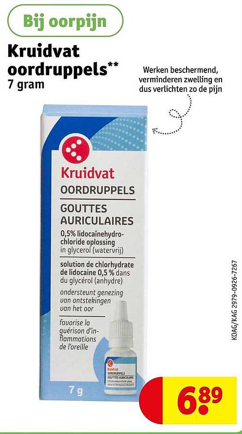 Kruidvat oordruppels** 7 gram
