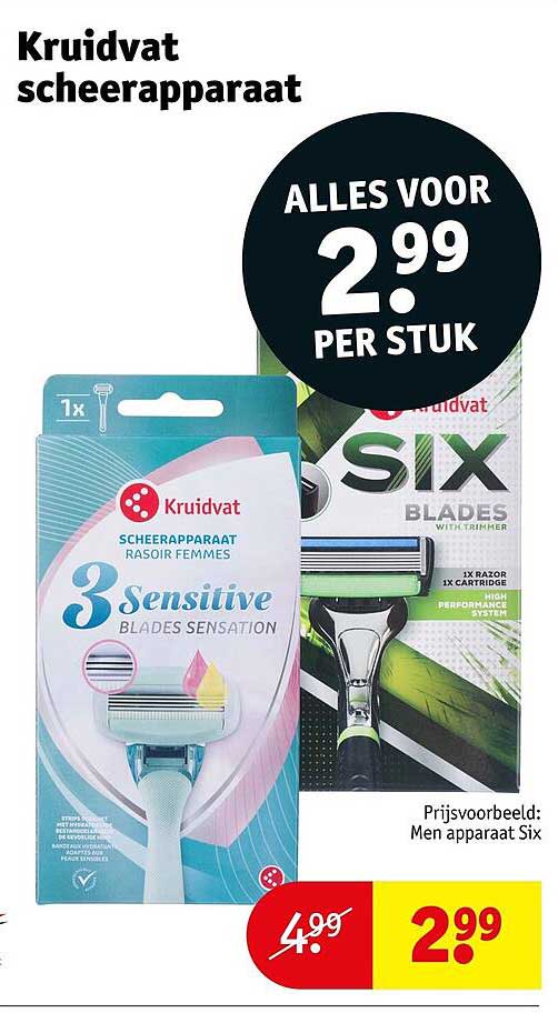 Kruidvat scheerapparaat