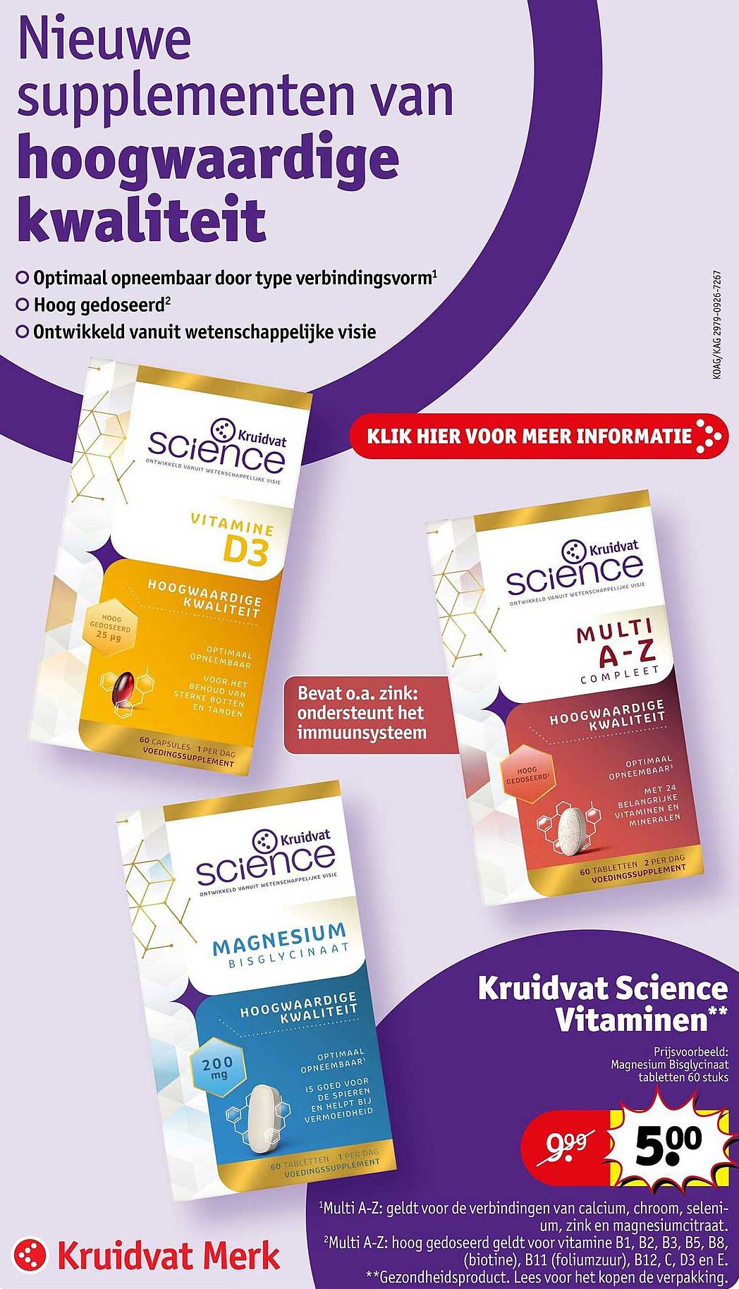 Kruidvat Science Vitaminen**