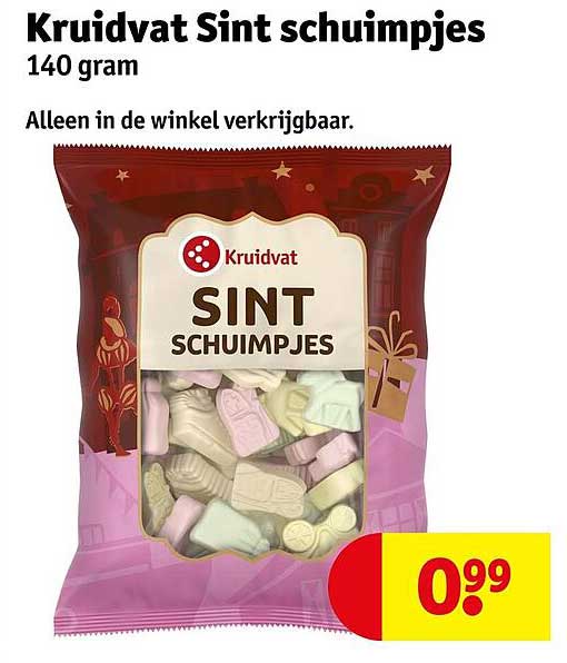 Kruidvat Sint schuimpjes 140 gram