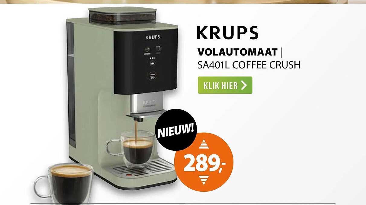 KRUPS VOLAUTOMAAT SA401L COFFEE CRUSH