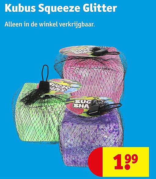 Kubus Squeeze Glitter