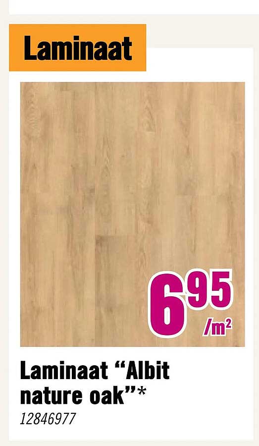 Laminaat “Albit nature oak”*