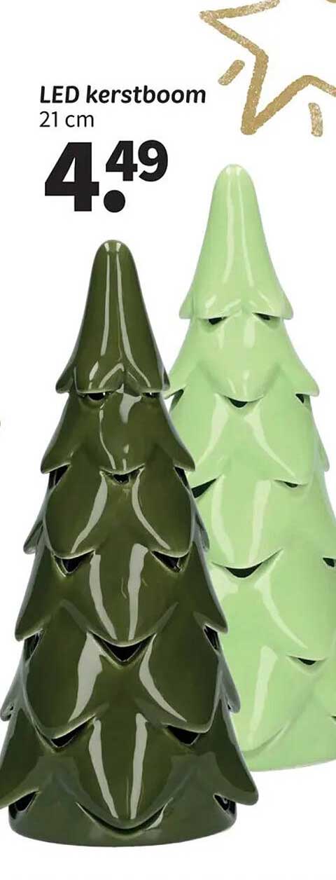 LED kerstboom 21 cm