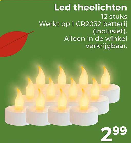 Led theelichten