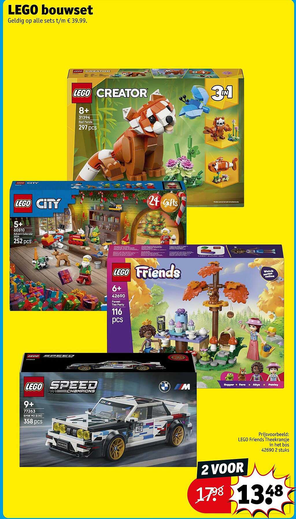 LEGO bouwset 2 voor
