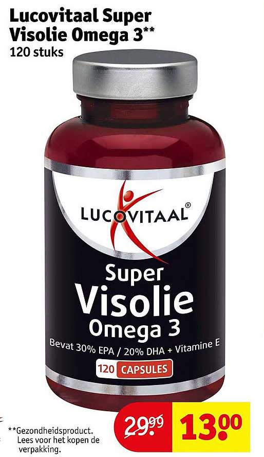 Lucovitaal Super Visolie Omega 3** 120 stuks