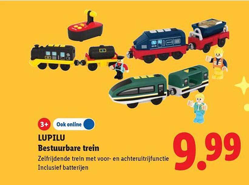 LUPILU Bestuurbare trein