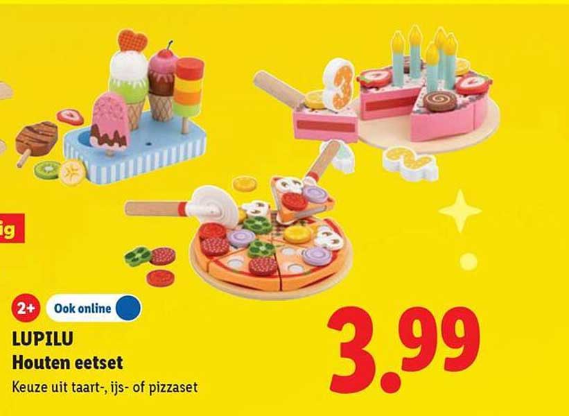 LUPILU Houten eetset
