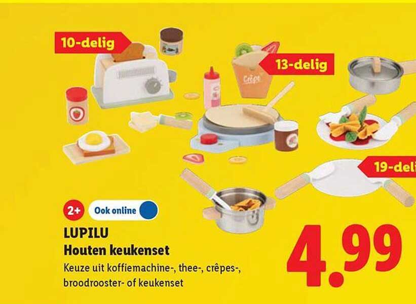 LUPILU Houten keukenset