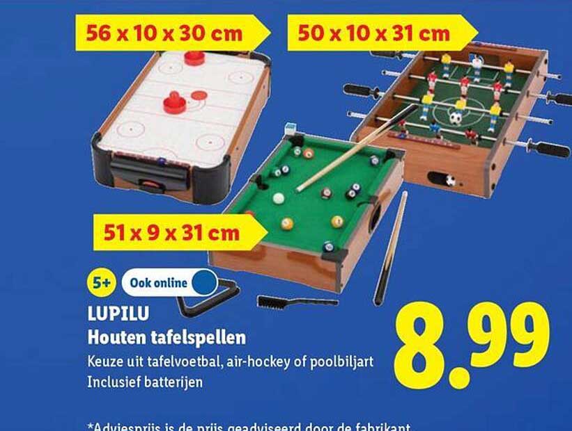LUPILU Houten tafelspellen