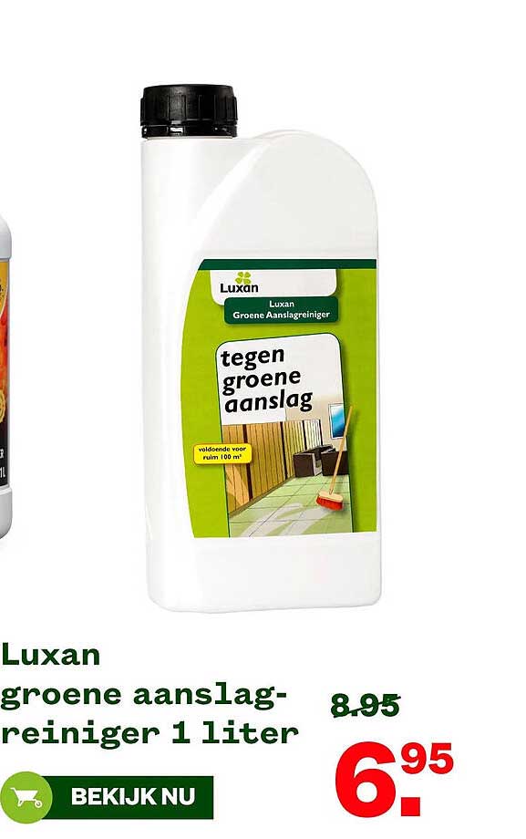 Luxan groene aanslag-reiniger 1 liter
