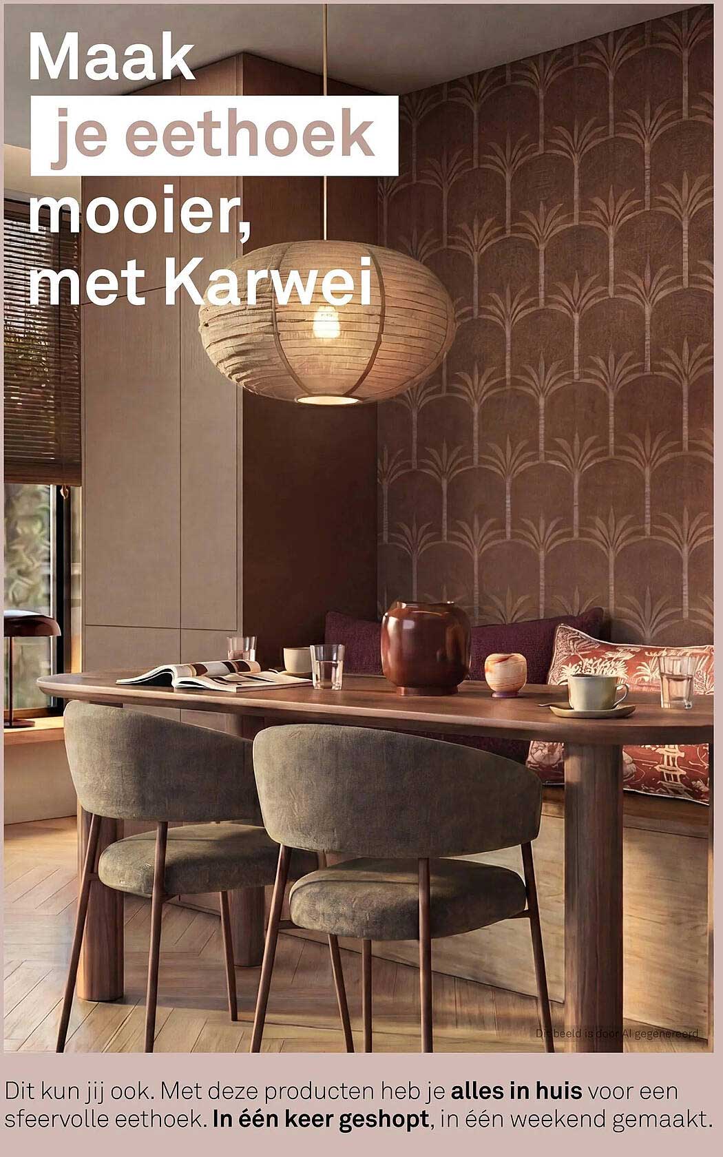 Maak je eethoek mooier, met Karwei