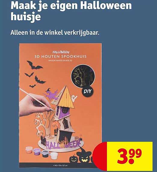 Maak je eigen Halloween huisje