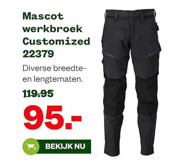Mascot werkbroek Customized 22379