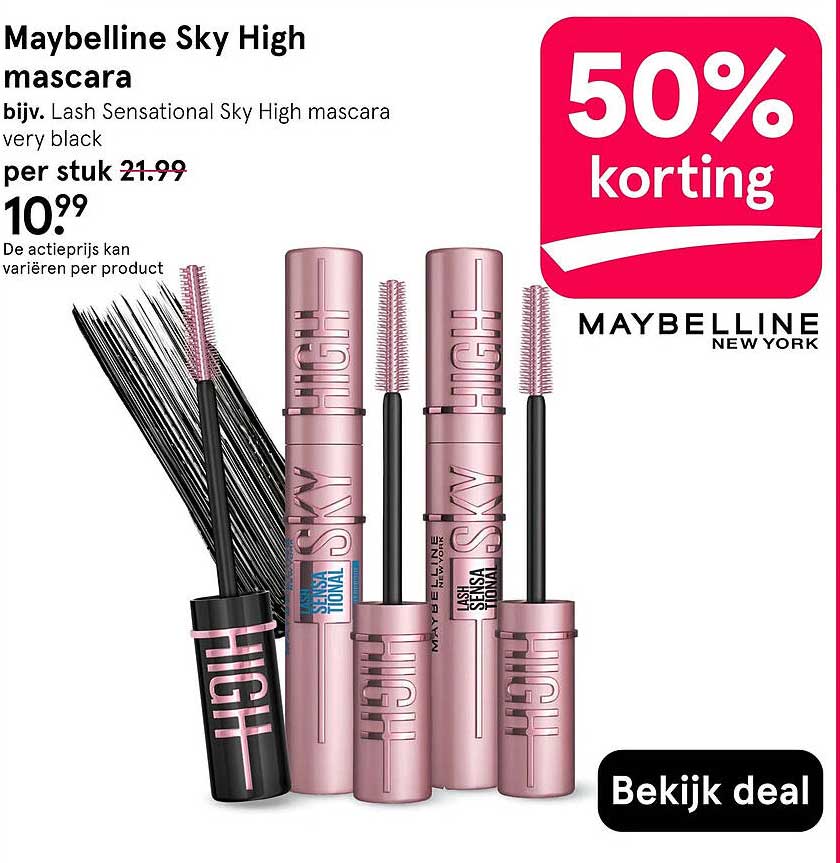 Maybelline Sky High mascara