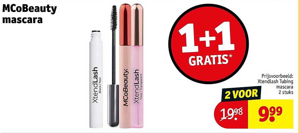MCoBeauty mascara 1+1 GRATIS