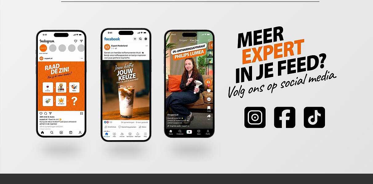 MEER EXPERT IN JE FEED? Volg ons op social media.