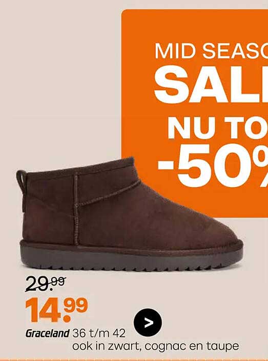 MID SEASON SALE NU TOT -50%