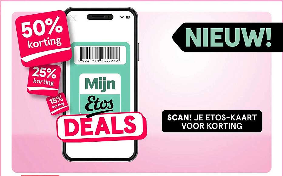 Mijn Etos DEALS - NIEUW! SCAN! JE ETOS-KAART VOOR KORTING