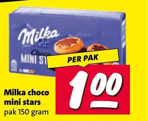 Milka choco mini stars