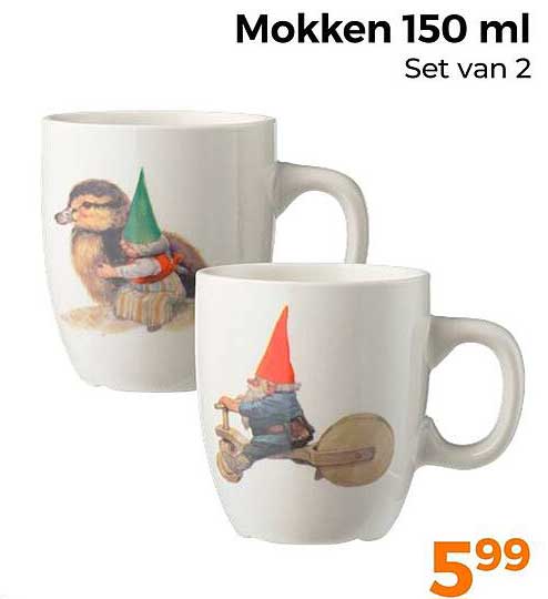 Mokken 150 ml Set van 2