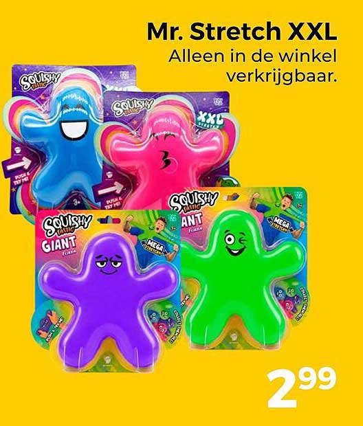 Mr. Stretch XXL Alleen in de winkel verkrijgbaar.